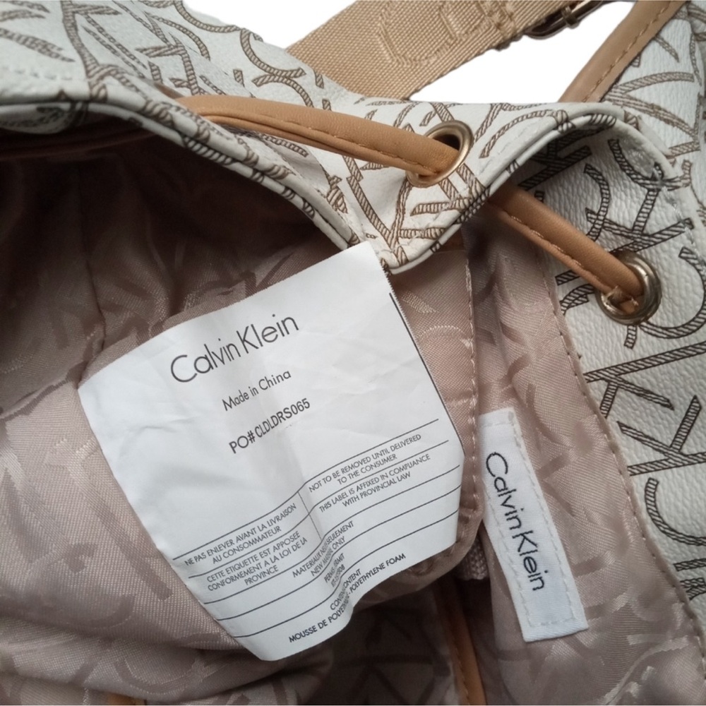 Calvin Klein Hudson Monogram Backpack. Euc - image 6